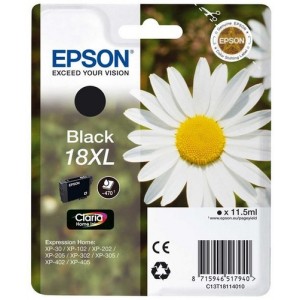 Epson C13T18114022 11.5ml 470páginas Negro cartucho de tinta