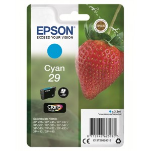 Epson C13T29824012 3.2ml 180páginas Cian cartucho de tinta