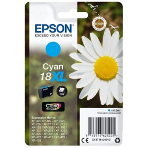 Epson C13T18124012 6.6ml 45páginas Cian cartucho de tinta