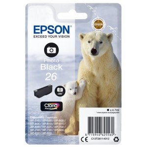 Epson C13T26114012 4.7ml 200páginas Negro cartucho de tinta