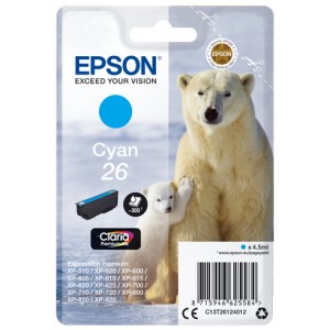 Epson C13T26124012 4.5ml 300páginas Cian cartucho de tinta