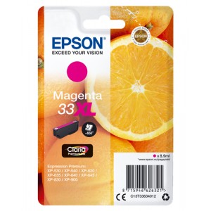 Epson C13T33634012 8.9ml 650páginas Magenta cartucho de tinta