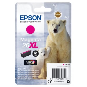 Epson C13T26334012 9.7ml 700páginas Magenta cartucho de tinta