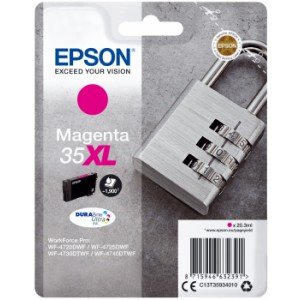 Epson Singlepack Magenta 35XL DURABrite Ultra Ink 20.3ml Magenta cartucho de tinta