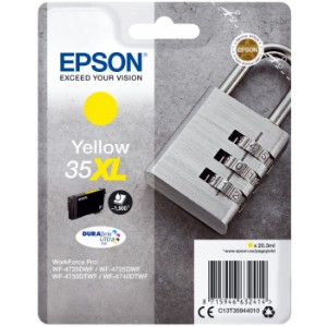 Epson Singlepack Yellow 35XL DURABrite Ultra Ink 20.3ml Amarillo cartucho de tinta