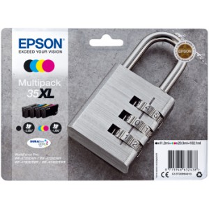 Epson Multipack 4-colours 35XL DURABrite Ultra Ink 20.3ml 41.2ml Negro, Cian, Magenta, Amarillo cartucho de tinta