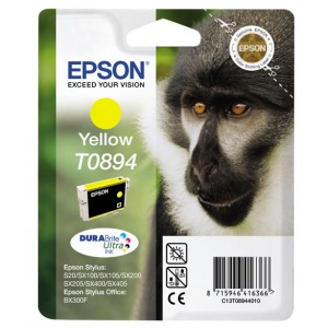 Epson T0894 YELLOW INK CARTR. W/RF - TAG F/ Stylus S20