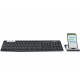 Logitech K375s RF Wireless + Bluetooth QWERTY Español Grafito, Color blanco teclado