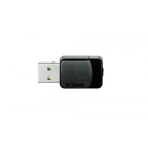 D-Link Wireless AC DWA-171 - Adaptador de red - USB 2.0 - 802.11b, 802.11a, 802.11g, 802.11n, 802.11ac