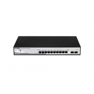 D-Link DGS-1210-10 Géré L2 Gigabit Ethernet (10/100/1000) 1U Noir, Gris commutateur réseau