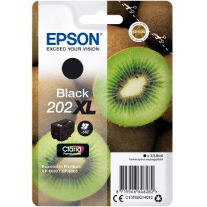 Epson 202XL 13.8ml 550páginas Negro cartucho de tinta