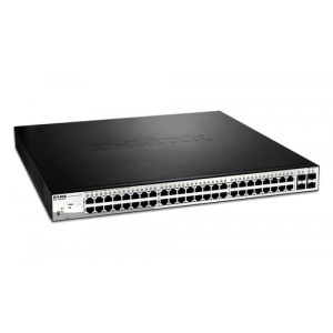 D-Link DGS-1210-52MP Gestionado L2 Gigabit Ethernet (10/100/1000) Energía sobre Ethernet (PoE) 1U Negro switch