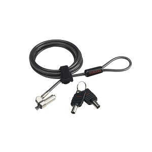 Toshiba Ultra Slim Lock 2m Negro, Gris cable antirrobo