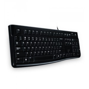 Logitech K120 USB Ucranio Negro teclado