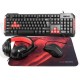 Mars Gaming MRCP1 USB Negro, Rojo teclado