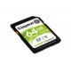 Kingston Technology Canvas Select 64GB SDXC UHS-I Clase 10 memoria flash