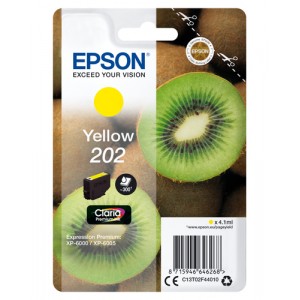 Epson Singlepack Yellow 202 Claria Premium Ink
