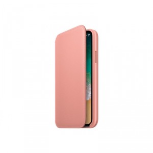 Apple !X LEATHER FOLIO - SOFT PINK