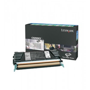 Lexmark C5200KS Cartucho de t&oacute;ner 1500p&aacute;ginas Negro cartucho de t&oacute;ner