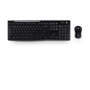 Logitech MK270 USB QWERTZ Checa Negro