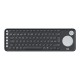 Logitech K600 TV QWERTY Espagnole Noir, Argent