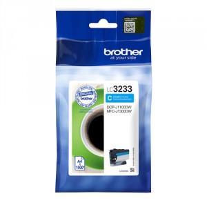 Brother LC-3233C Cian 1500p&aacute;ginas cartucho de tinta