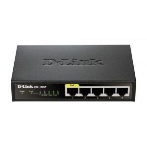 D-Link DGS-1005P switch Fast Ethernet (10/100) Energ&iacute;a sobre Ethernet (PoE)