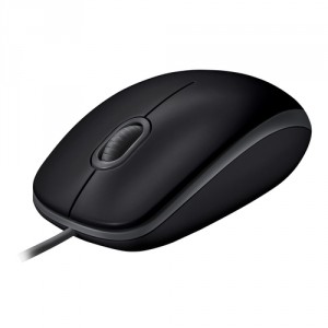 Logitech B110 rat&oacute;n USB &Oacute;ptico 1000 DPI Ambidextro Negro