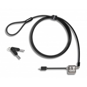 Lenovo 4X90H35558 c&acirc;ble antivol Noir, Acier inoxydable 1,83 m