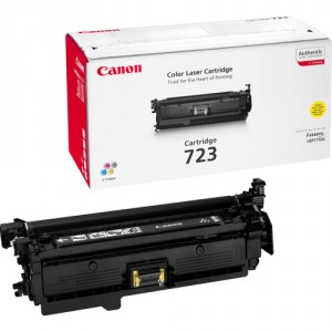 Canon 723Y Laser cartridge 8500p&aacute;ginas Amarillo