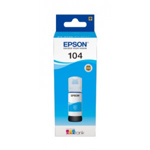 Epson 104 EcoTank Cyan ink bottle