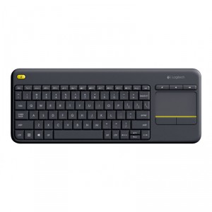 Logitech K400 Plus teclado RF inal&aacute;mbrico QWERTZ Suizo Negro