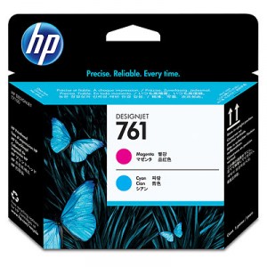 HP Cabezal de impresi&oacute;n HP Designjet 761 magenta/cian