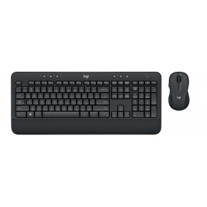 Logitech Advanced Wireless Combo teclado RF inal&aacute;mbrico QWERTZ Alem&aacute;n Negro
