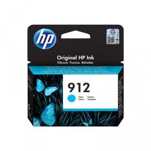 HP INK CARTRIDGE 912 CYAN SUPL