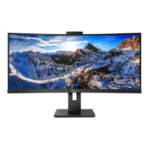 Philips P-line 346P1CRH - LED - curvado - 34" - 3440 x 1440 WQHD @ 100 Hz - VA - 500 cd/m&sup2; - 3000:1 - 4 ms - HDMI, Displ