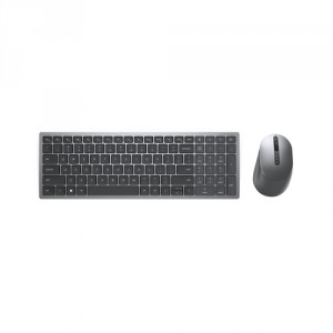 DELL KM7120W teclado RF Wireless + Bluetooth QZERTY Espa&ntilde;ol Gris, Titanio