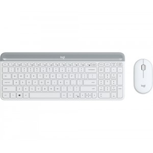 Logitech MK470 Slim Wireless Combo teclado RF inal&aacute;mbrico Espa&ntilde;ol Blanco