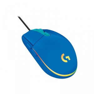 Logitech Gaming G203 LIGHTSYNC - Rat&oacute;n - &oacute;ptico - 6 botones - cableado - USB - azul