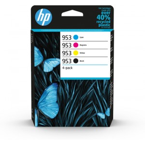 HP 953 Original Negro, Cian, Magenta, Amarillo 4 pieza(s)