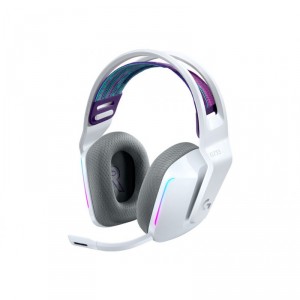 Logitech G G733 LIGHTSPEED Wireless RGB Gaming Headset - Auricular - tama&ntilde;o completo - 2,4 GHz - inal&aacute;mbrico - blanco