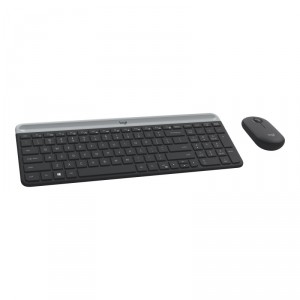 Logitech MK470 Slim Wireless Combo teclado RF inal&aacute;mbrico AZERTY Franc&eacute;s Grafito