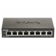 D-Link DGS-1100-08V2 switch Gestionado Gigabit Ethernet (10/100/1000) Negro