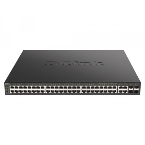 D-Link DGS-2000-52MP switch Gestionado L2/L3 Gigabit Ethernet (10/100/1000) Energ&iacute;a sobre Ethernet (PoE) 1U Negro