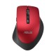 ASUS WT425 USB Óptico 1600DPI Rojo mano derecha