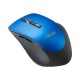 ASUS WT425 RF inalámbrico Óptico 1600DPI Negro, Azul mano derecha