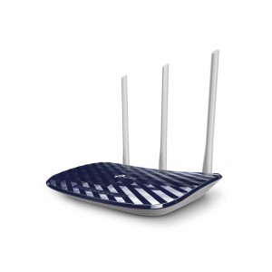 TP-LINK AC750 router inal&aacute;mbrico Ethernet r&aacute;pido Doble banda (2,4 GHz / 5 GHz) Negro, Blanco