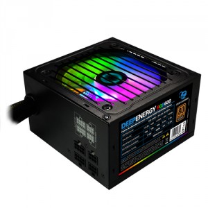 CoolBox DeepEnergy RGB600 unidad de fuente de alimentaci&oacute;n 600 W 20+4 pin ATX ATX Negro