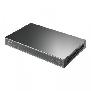 TP-LINK TL-SG1210P switch Gigabit Ethernet (10/100/1000) Energ&iacute;a sobre Ethernet (PoE) Gris