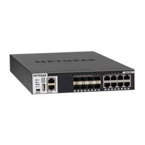 Netgear M4300-8X8F G&eacute;r&eacute; L3 10G Ethernet (100/1000/10000) 1U Noir